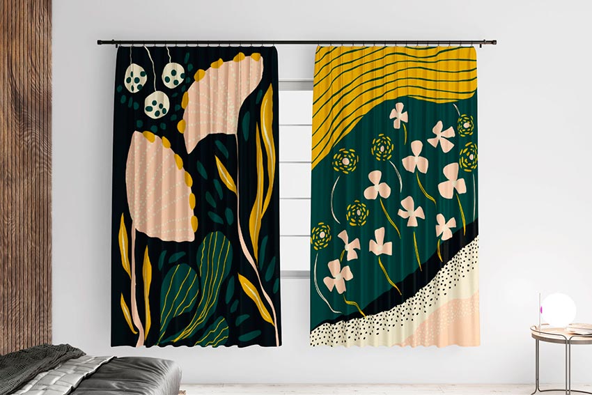 Абстрактний квітковий візерунок Abstract floral pattern