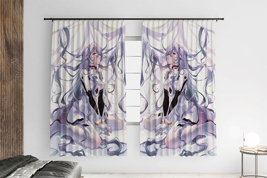 Аянамі Рей з довгим волоссям Євангеліон Ayanami Rei with long hair Evangelion