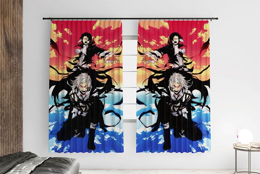 Акутагава та Ацуши у бою Літературні генії Бродячі Пси Akutagawa and Atsushi in battle Bungo Stray Dogs