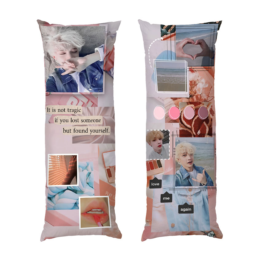 Банчан Рожевий колаж Стрей Кідс Bangchan Pink collage Stray Kids