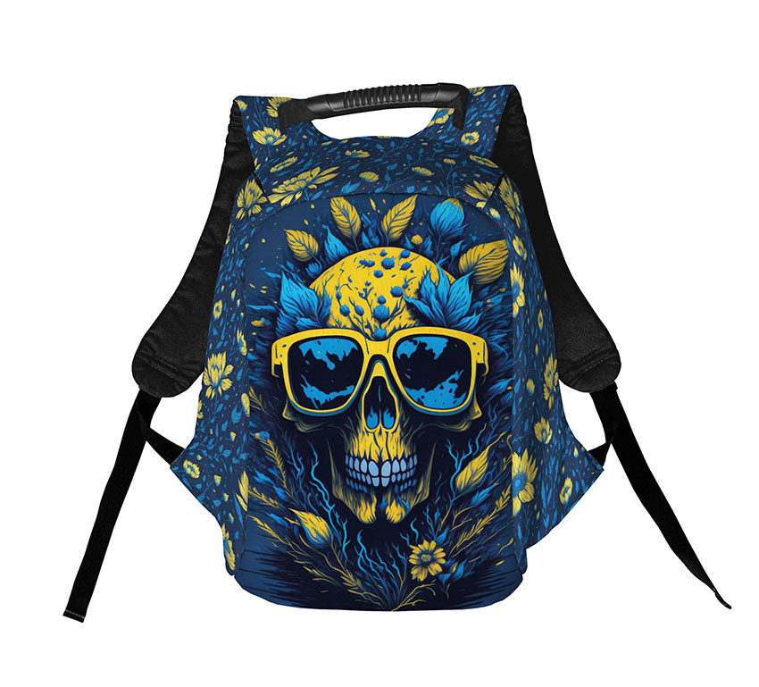 Череп художній стиль Ukraine skull art style