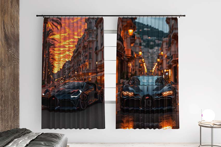 Чорний суперкар Black supercar