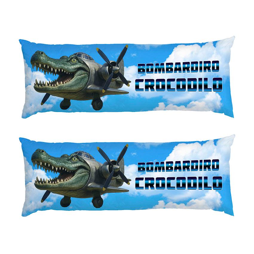 Дакімакура Бомбардиро Крокодило Монстр у небі Bombardiro Crocodilo Sky Monster