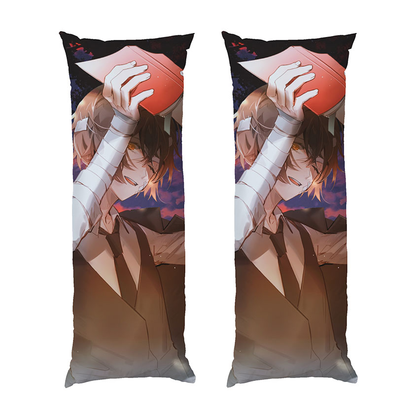 Дазай з книжкою Літературні генії Бродячі Пси Dazai with book Bungo stray dogs