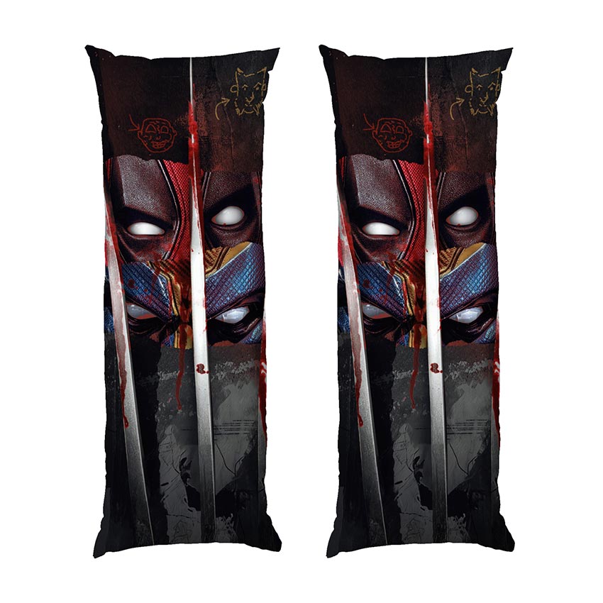 Дедпул проти Росомахи Очі Малюнок Deadpool vs Wolverine Eyes Art