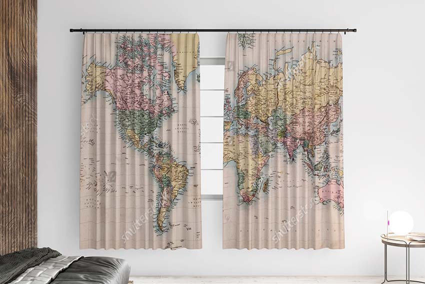 Детальна мапа світу Detailed world map