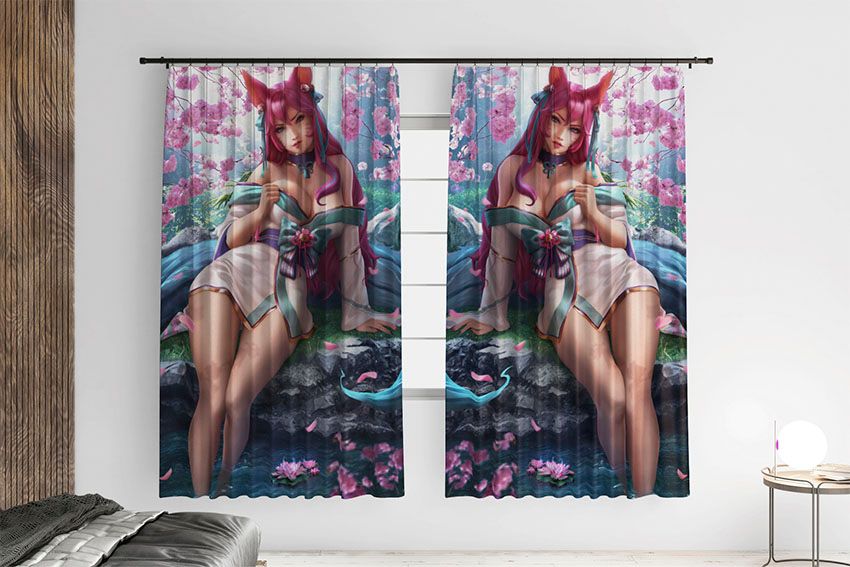 Дівчина лисиця в кімоно Аніме Fox girl in a kimono Аnime