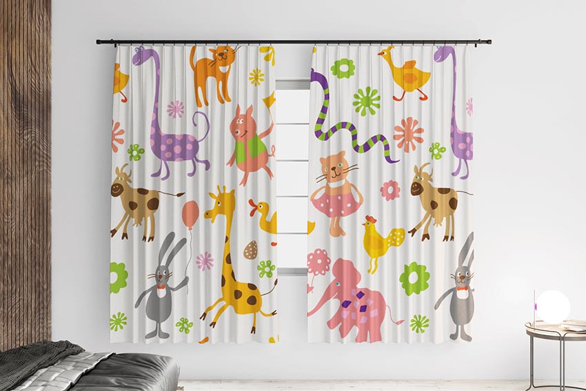 Дитячий паттерн з тваринками Children's pattern with animals