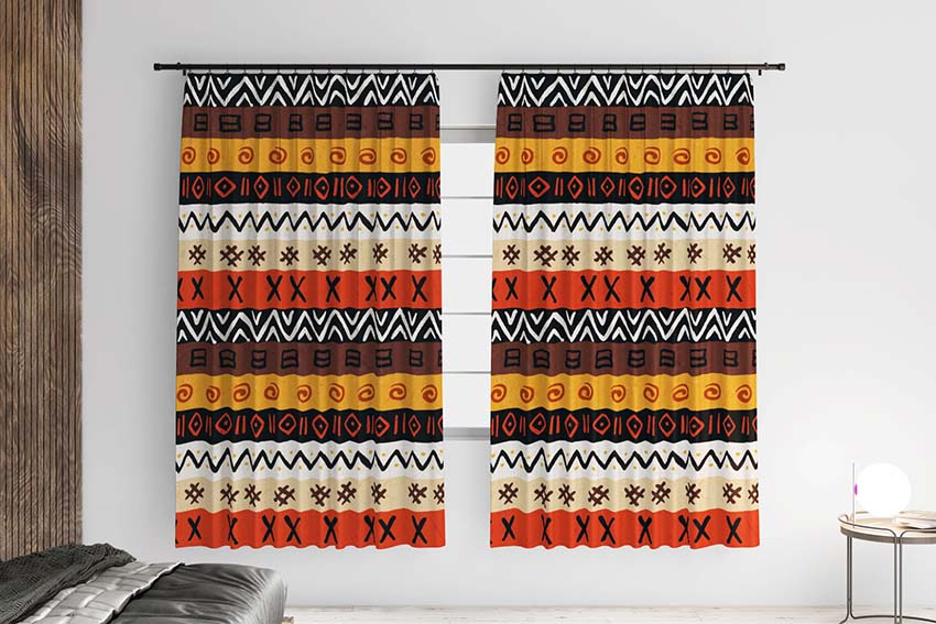 Етнічний помаранчевий візерунок Ethnic orange pattern