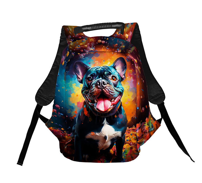 Французький бульдог у фарбах French bulldog in colors