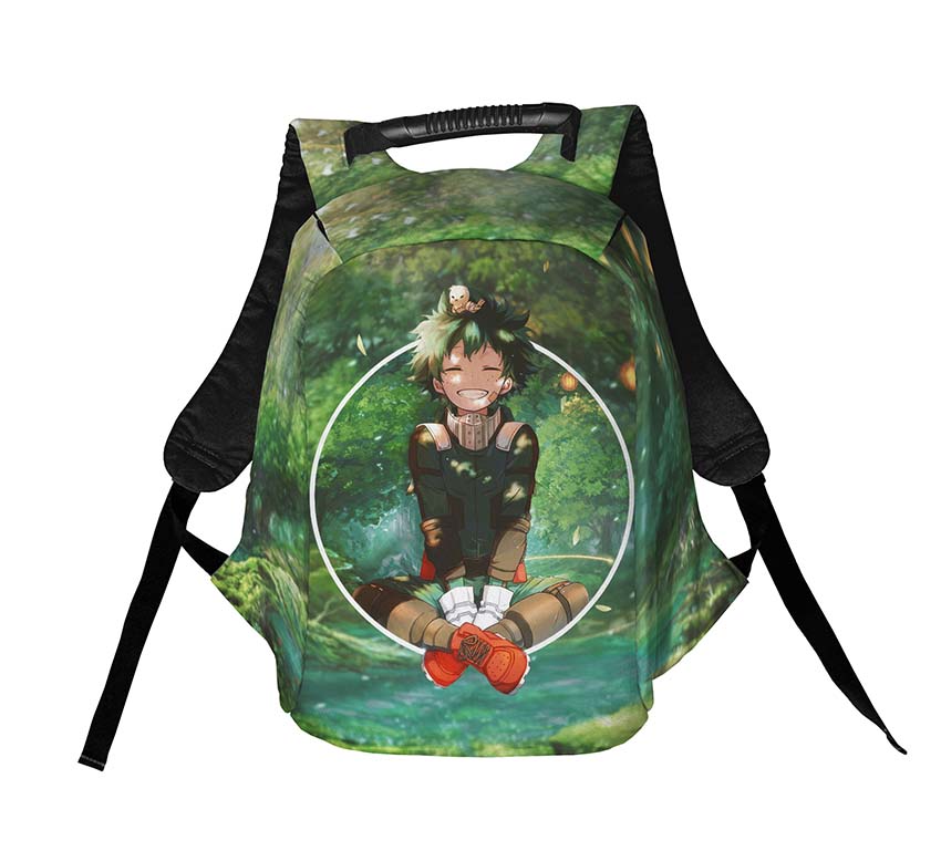 Ізуку Мідорія у лісі Моя академія героїв Izuku Midoriya in forest My Hero Academia