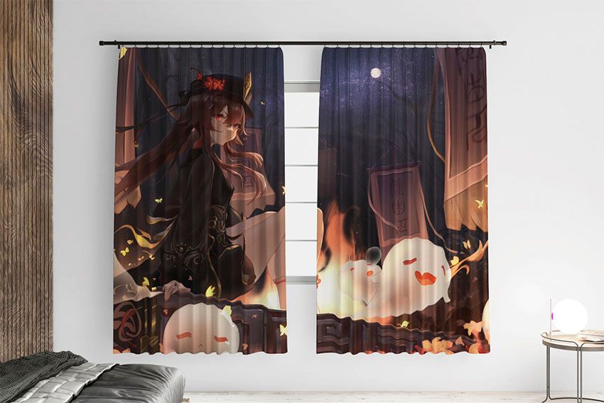 Ху Тао з привидами Геншин Імпакт Hu Tao with ghosts Genshin Impact