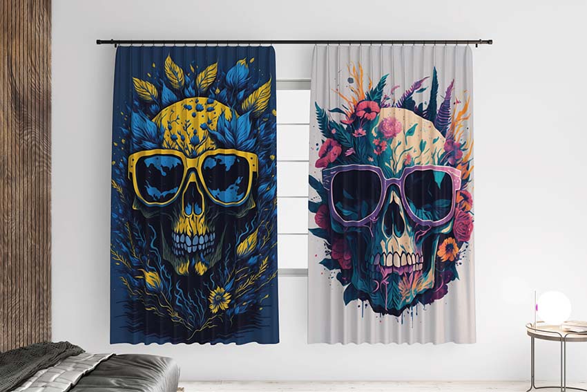 Кольорові черепа Colored skulls