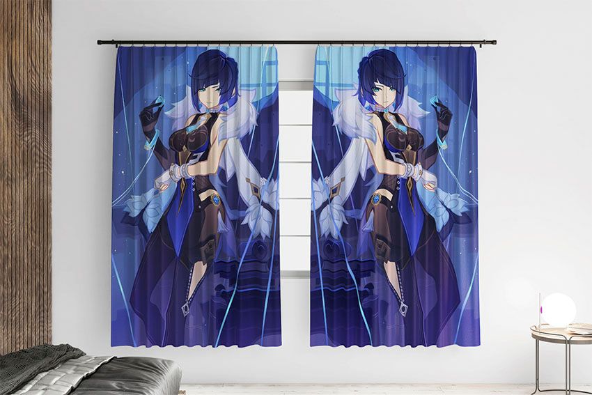 Красуня Єлань Гра Геншин Імпакт Beautiful Yelan Game Genshin Impact