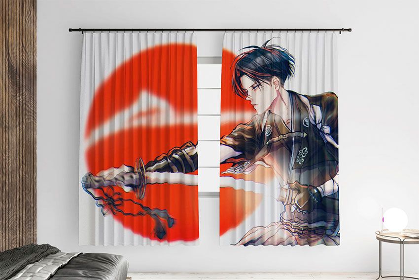 Леві з катаною Атака Титанів Levi with a katana Attack on Titan