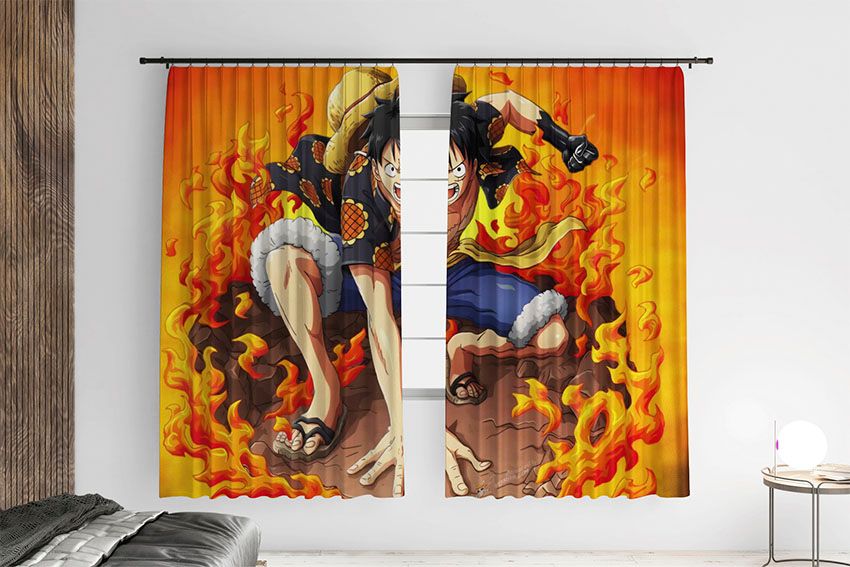 Луффі у вогні Ван Піс Luffy on fire One Piece