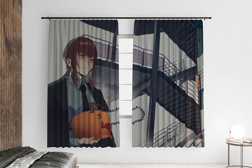 Макіма та Почита Аніме Людина бензопила Makima and Pochita Anime Chainsaw Man