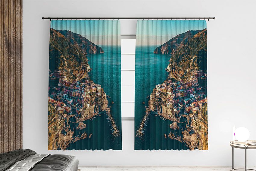 Манарола Море та скелі Італія The city of Manarola Sea and rocks Italy