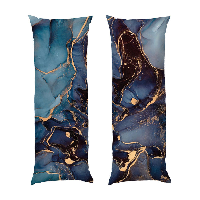 Мрамор темно синий с золотом