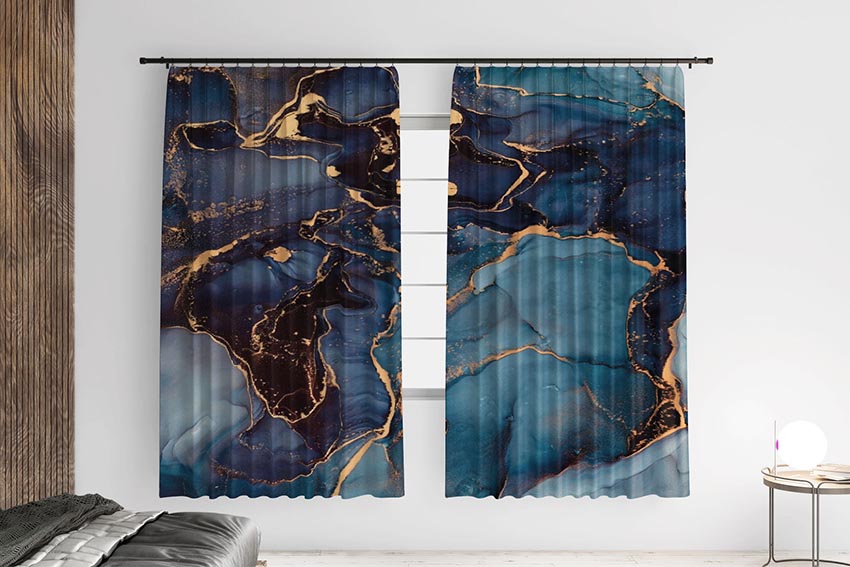 Мармур темно синій The marble is dark blue