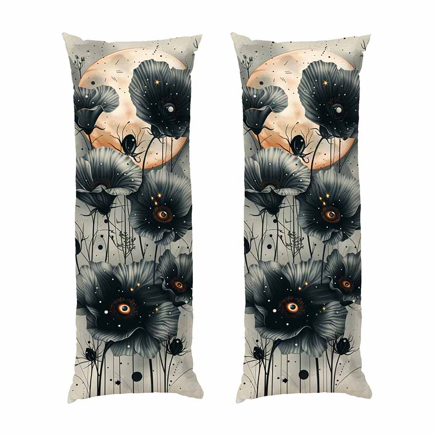 Місяць Чорні маки Black poppies Moon