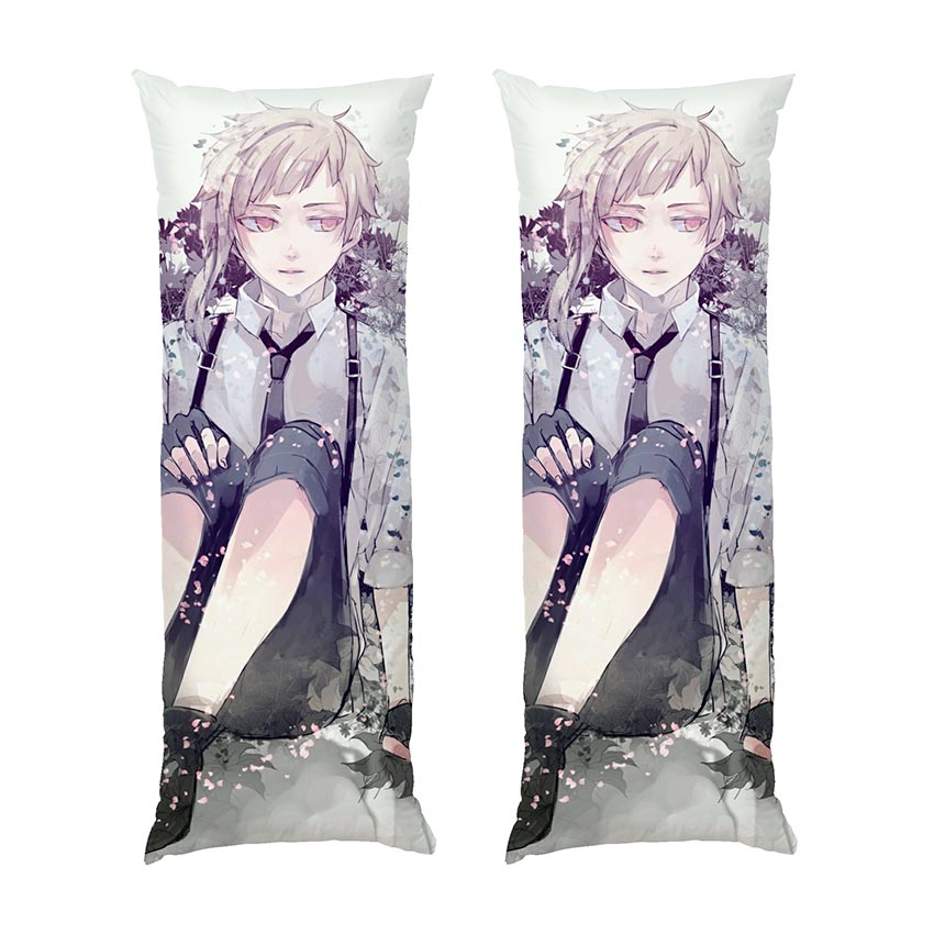 Накаджима Ацуши на білому фоні Літературні генії Бродячі Пси Nakajima Atsushi on a white background Bungo Stray Dogs