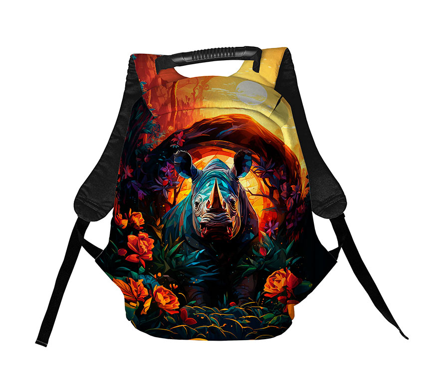 Носоріг paint art Rhinoceros paint art