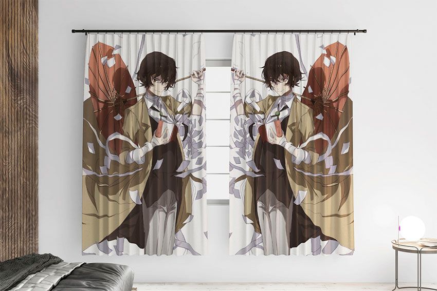 Осаму Дазай із парасолькою Літературні генії Бродячі Пси Osamu Dazai with an umbrella Bungo Stray Dogs