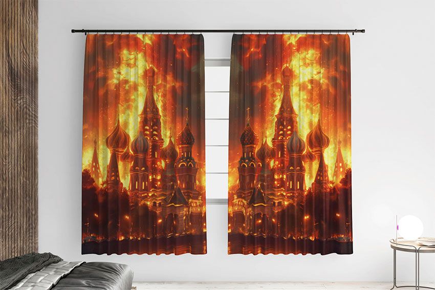 Палаюча червона площа Burning red square