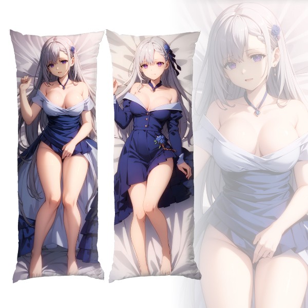 Подушка обнимашка дакимакура Tenten Kakumei Euphyllia Magenta