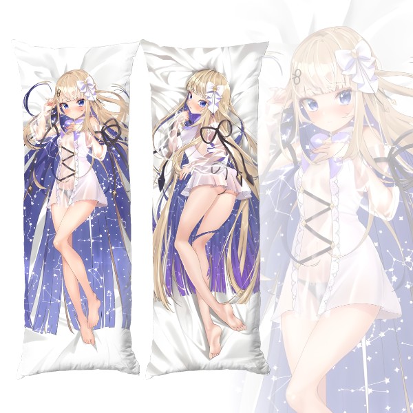 Подушка обнимашка дакимакура Vtube Amanogawa Shiina