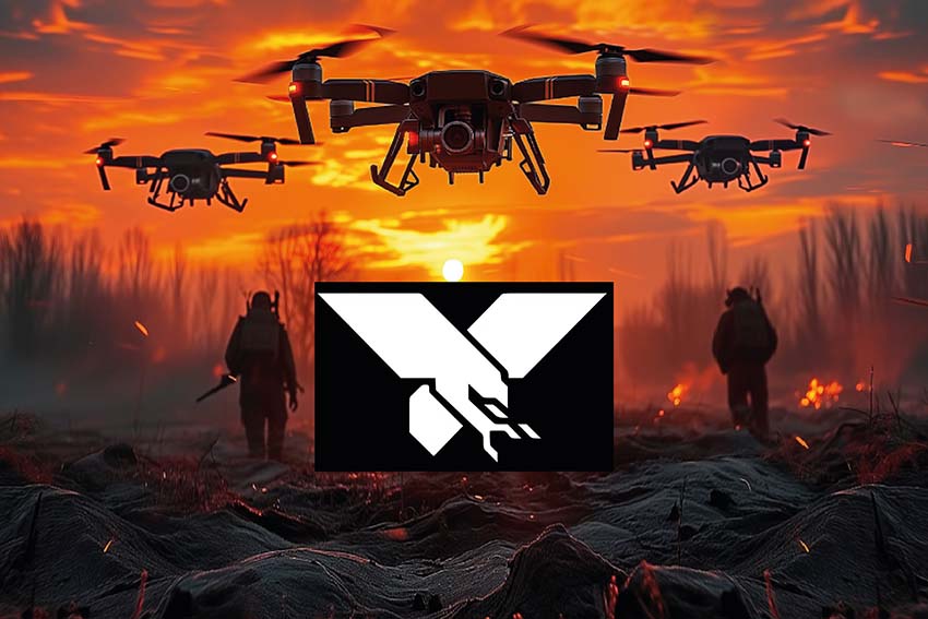 Прапор роти ударних БПЛА 100 ОБрТрО ЗСУ дрони