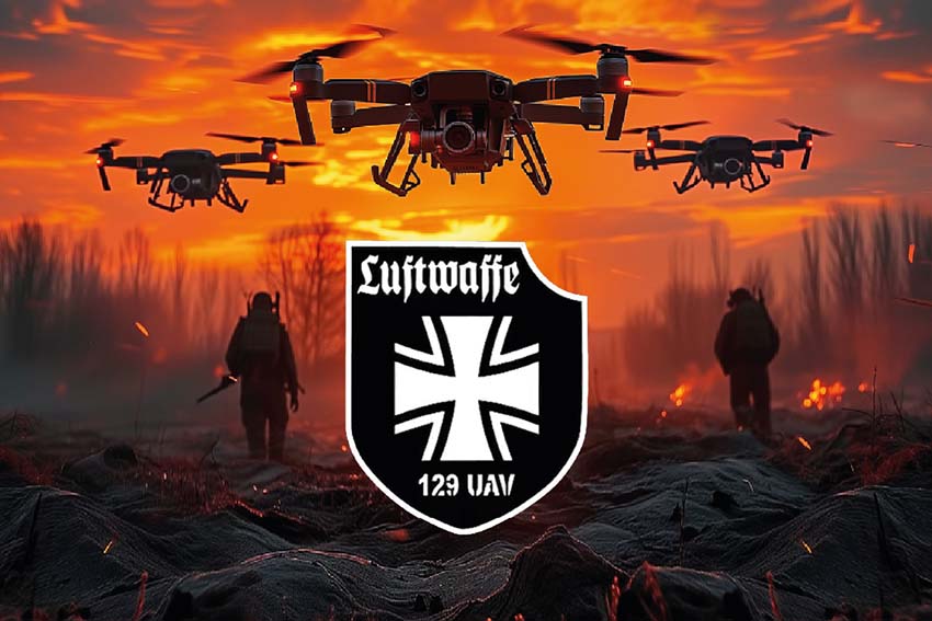 Прапор роти ударних та розвідувальних БПЛА 129 ОБрТрО ЗСУ дрони