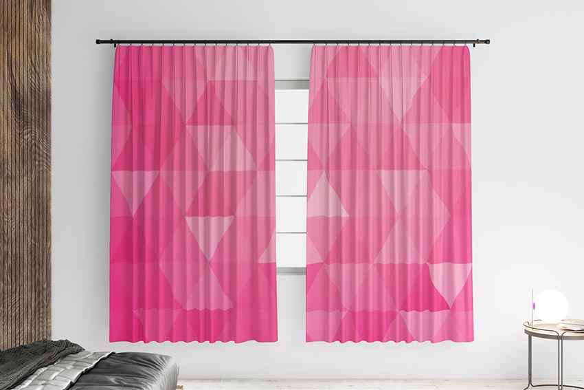 Рожеві геометричні фігури Pink geometric shapes