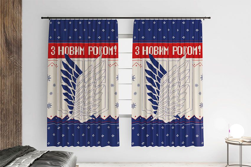 Розвідувальний корпус Атака Титанів Зимовий Захист Синій Intelligence corps Attack on Titan Winter Defense