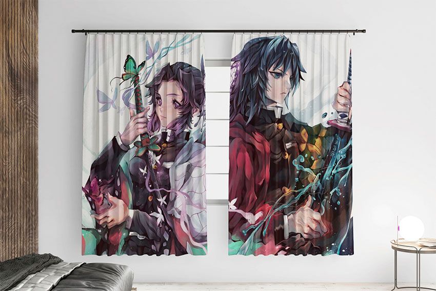 Шинобу Кочо та Томіока Гію Клинок який знищує демонів Shinobu Kochо and Giyu Tomioka Demon Slay