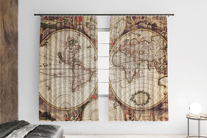 Стара карта Землі Old map of the Earth