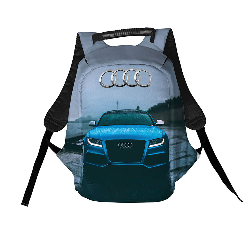 Синій-автомобіль-AUDI