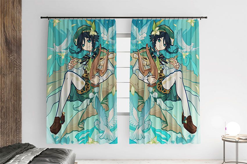 Вільний Венті Аніме Геншин Імпакт Free Venti Аnime Genshin Impact