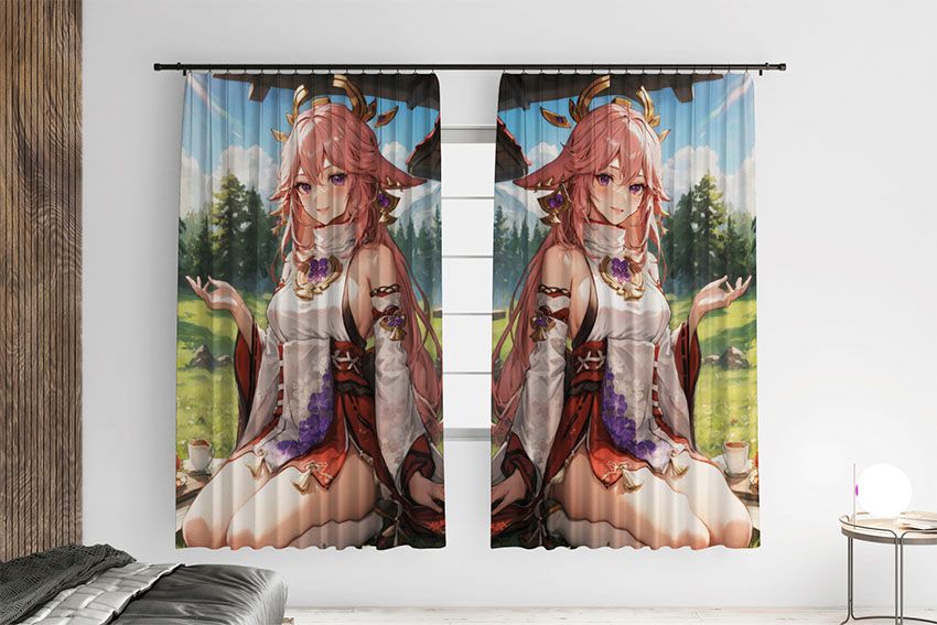 Яє Міко Пікнік Геншин Імпакт Yae Miko Picnic Genshin Impact