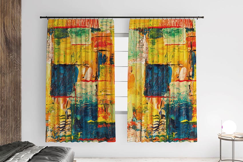 Жовтий абстрактний фон Yellow abstract background