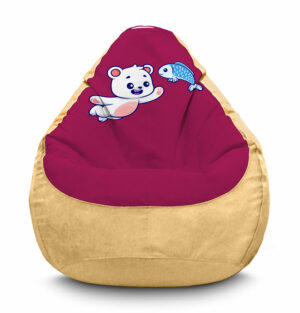 krislo mishok bilyi vedmedyk z ryboiu flock bezhevyi jpg