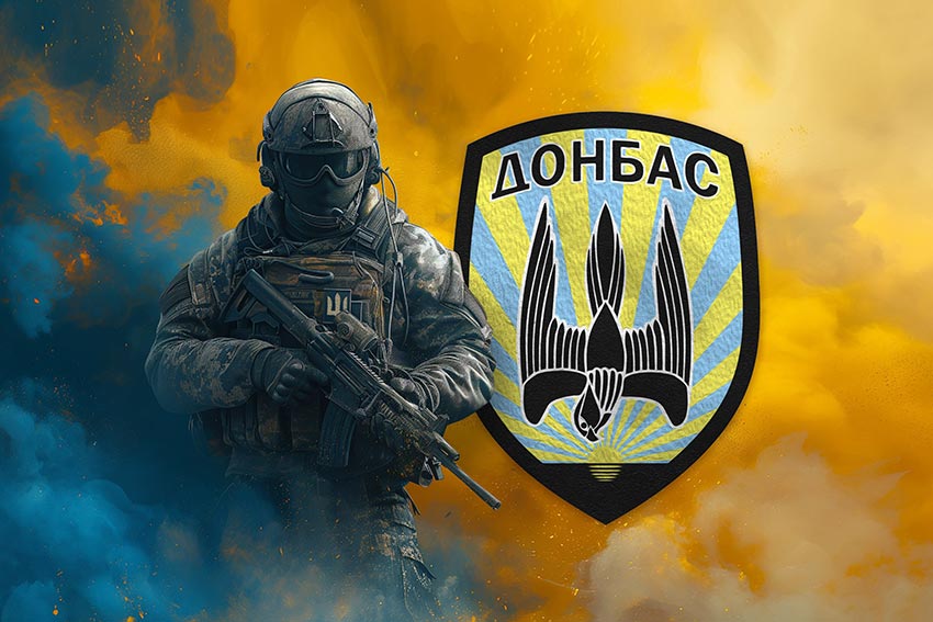 prapor 2 bsp donbas nhu voin z herbom pidrozdilu jpg