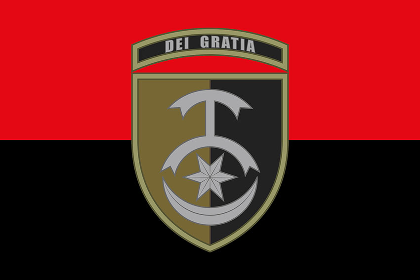 prapor 30 ombr imeni kniazia kostiantyna ostrozkoho zsu loho 2 chervono chornyi jpg