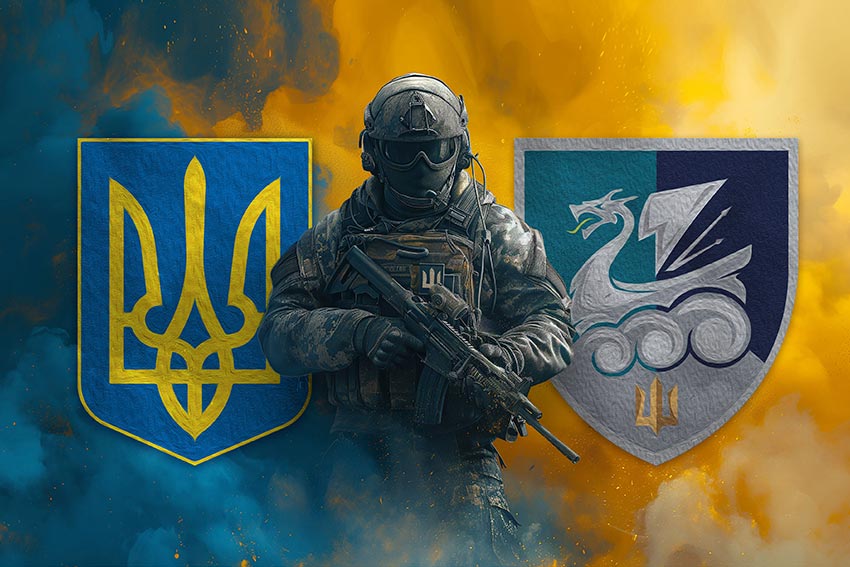 prapor 36 obrmp imeni mykhaila bilynskoho vms zsu loho 4 voin z herbom ukrainy ta pidrozdilu jpg