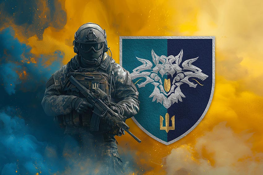 prapor 38 obrmp vms ukrainy loho 2 voin z herbom pidrozdilu jpg