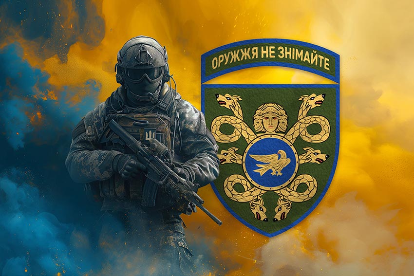 prapor 53 ombr imeni volodymyra monomakha zsu voin z herbom pidrozdilu jpg