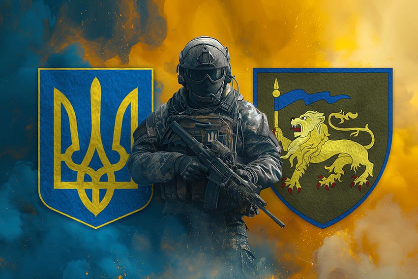 prapor 60 ombr zsu voin z herbom ukrainy ta pidrozdilu jpg