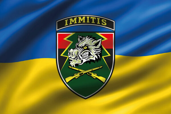 прапор 71 оебр дшв зсу 3д сино жовтий jpg