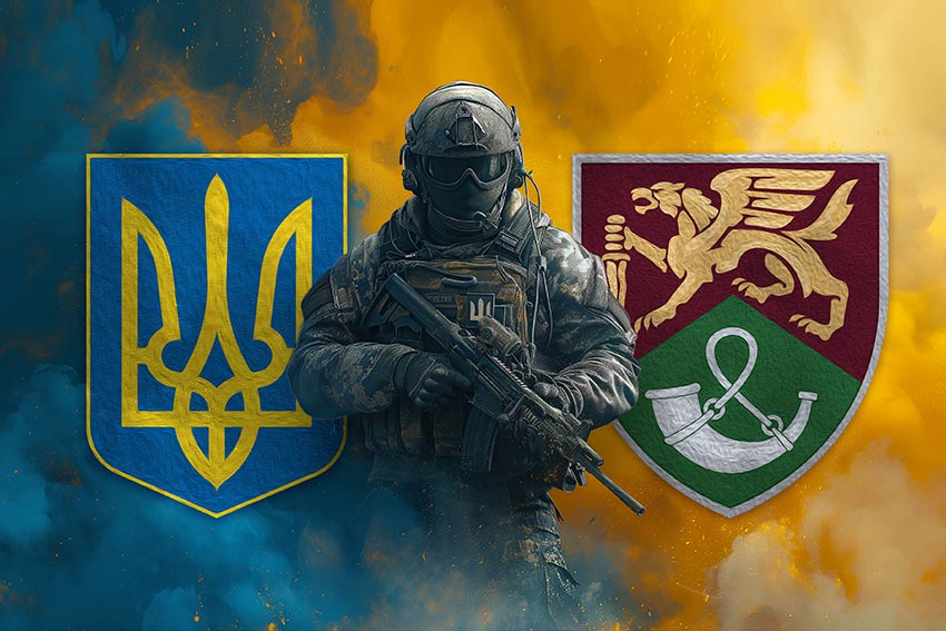 prapor 71 oyebr dshv zsu new voin z herbom ukrainy ta pidrozdilu jpg